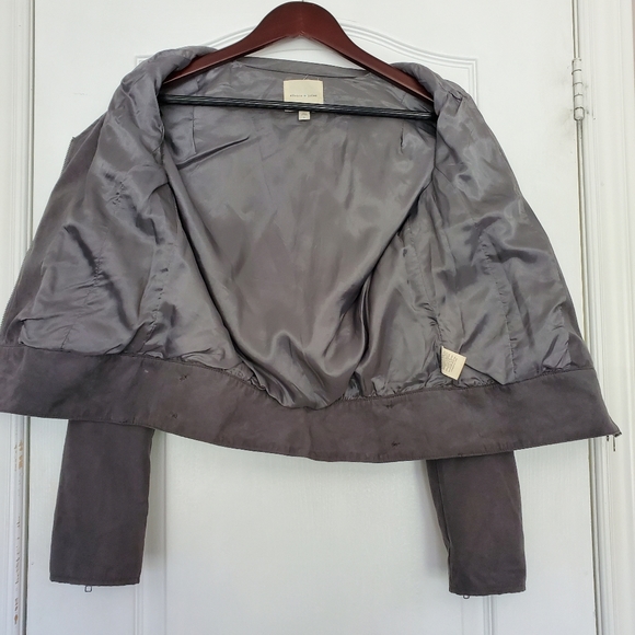 UO | SILENCE + NOISE Seude Grey Light Jacket - Picture 3 of 14